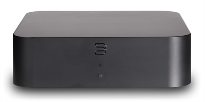 Bluesound HUB v černém provedení zepředu