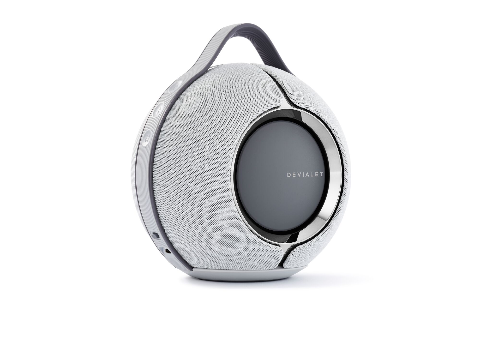 Schéma 360° stereo a duálního basového systému Devialet Mania