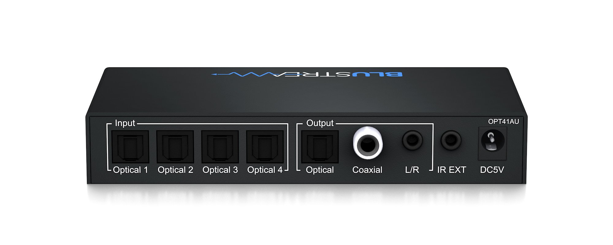 Blustream OPT41AU detail těla přepínače