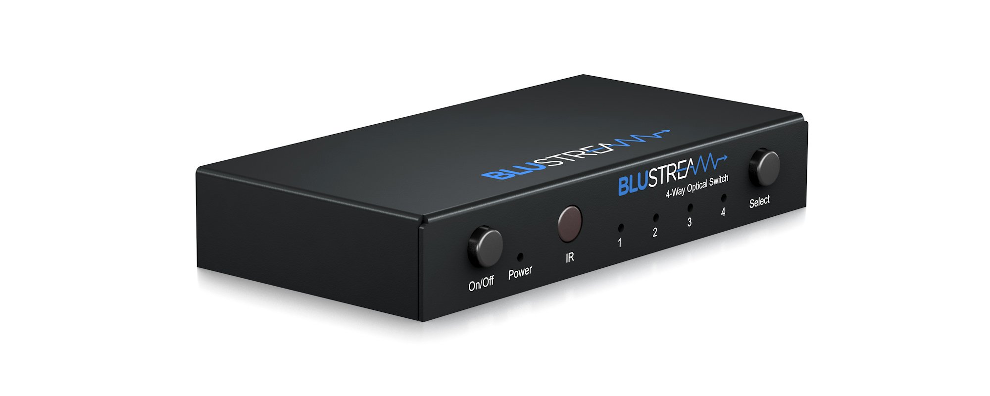 Blustream OPT41AU boční pohled na přepínač