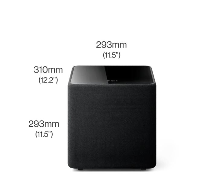 KEF Kube 8 MIE — detail subwooferu