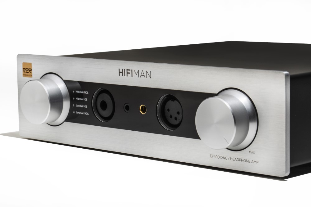 Schéma R2R architektury HiFiMAN EF400 — detail vnitřní konstrukce