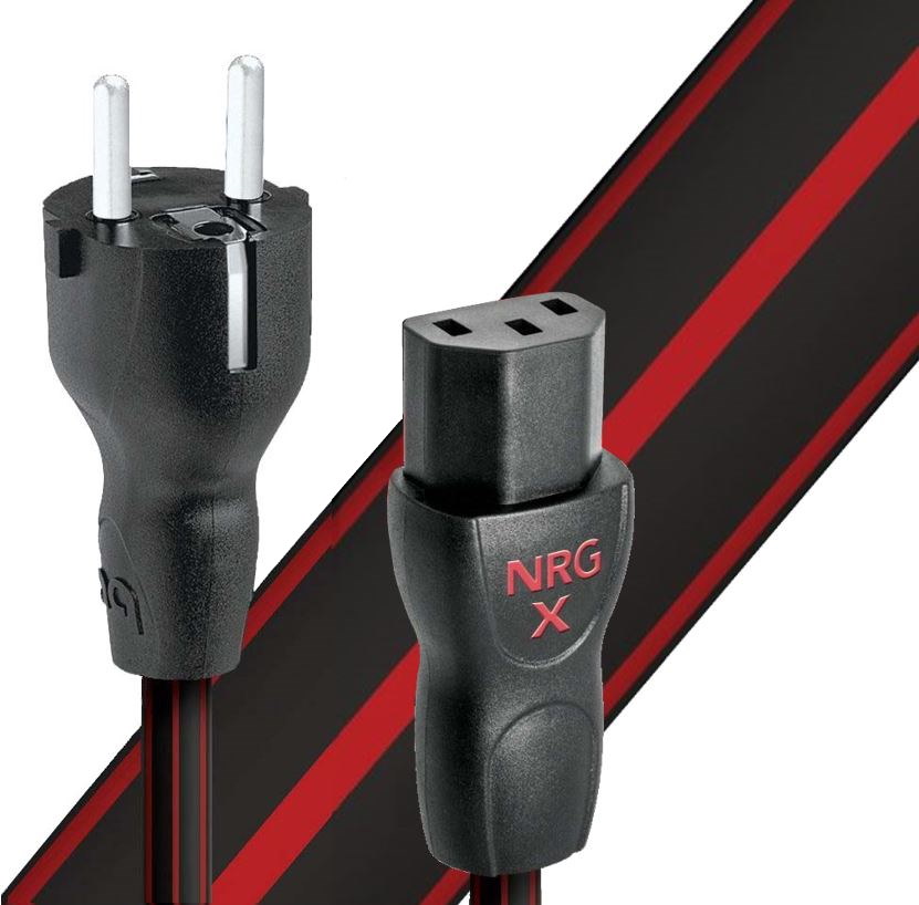 Napájecí kabel Audioquest NRG X3 C13 se síťovou zástrčkou a koncovkou IEC C13