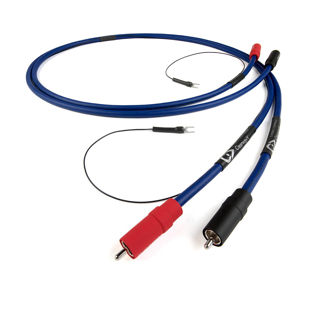 Chord ClearwayX ARAY 2RCA / 2RCA + zemnící kabel — produktový záběr kabelu