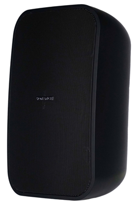 Sonance PS-S53T Mk II v černém provedení s nasazenou mřížkou, pohled ze tří čtvrtin