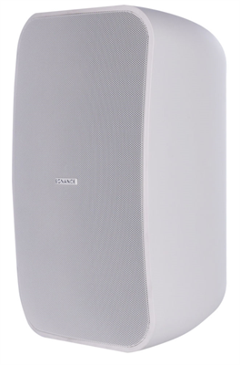 Sonance PS-S63T Mk II v bílém provedení z bočního úhlu s nasazenou mřížkou