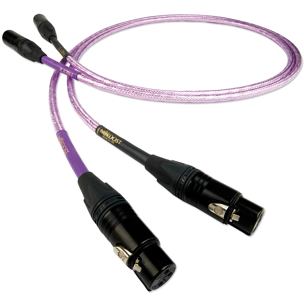Packshot kabelu Nordost Frey 2 - Interconnect XLR s konektory XLR — full-width 16:9
