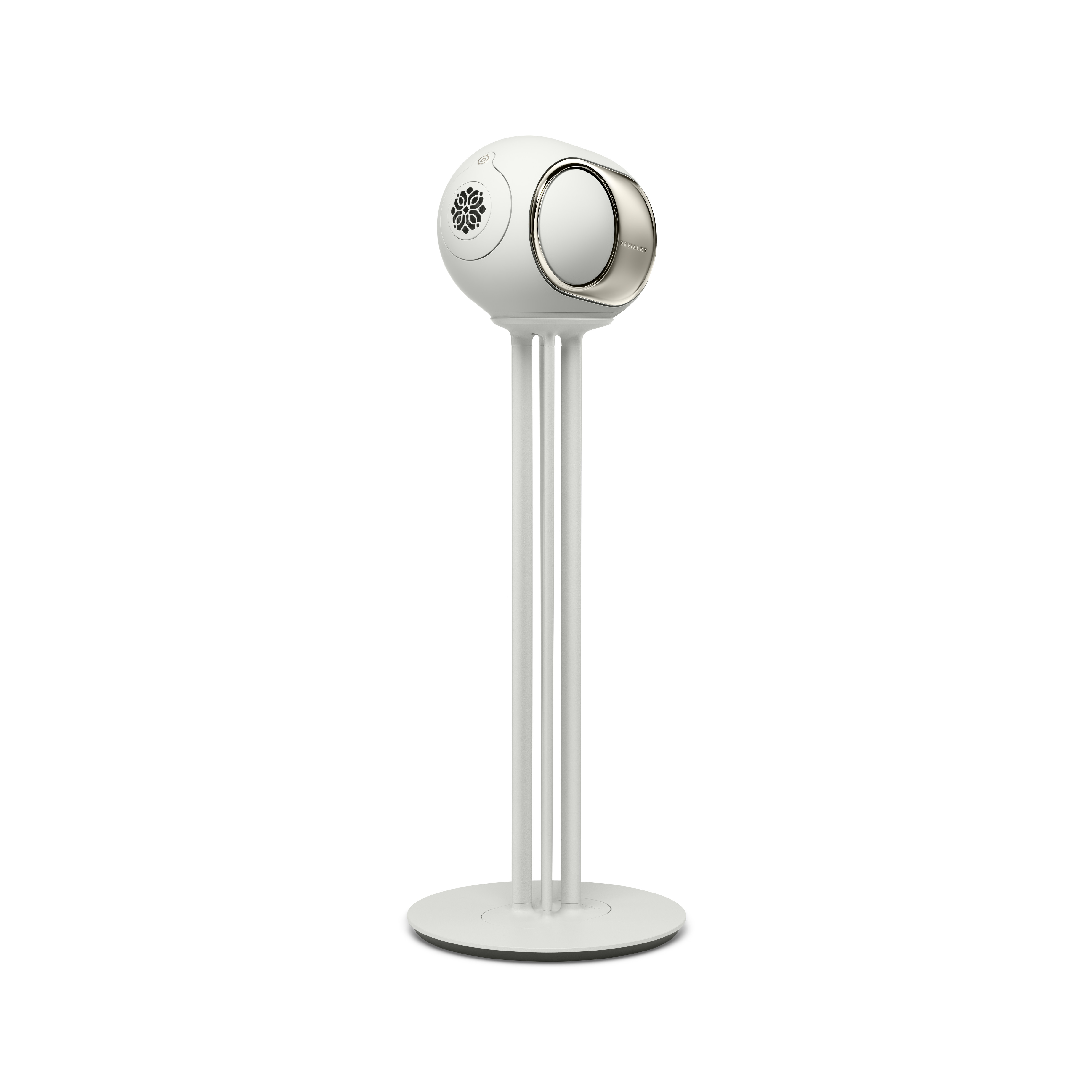 Devialet Tree Ultimate 98 dB ve variantě Light Pearl s reproduktorem Phantom Ultimate 98 dB