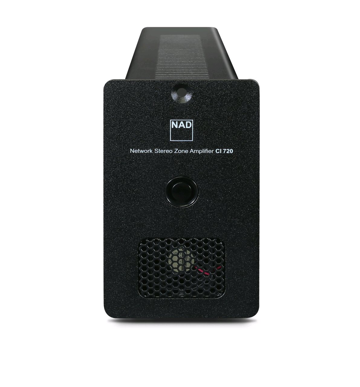 NAD CI 720 V2 — čelní pohled na instalační síťový streamer se zesilovačem