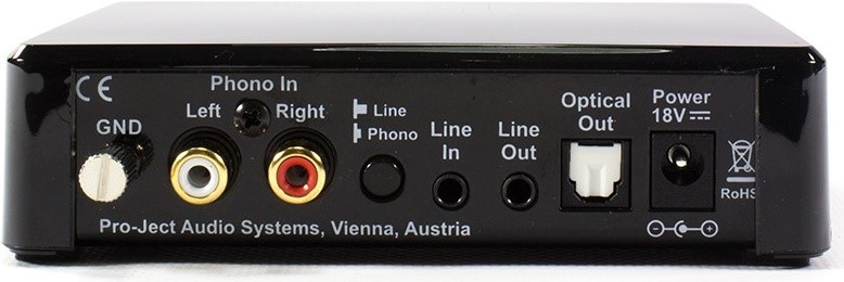 Pro-Ject Optical Box E Phono, detail skříňky a provedení