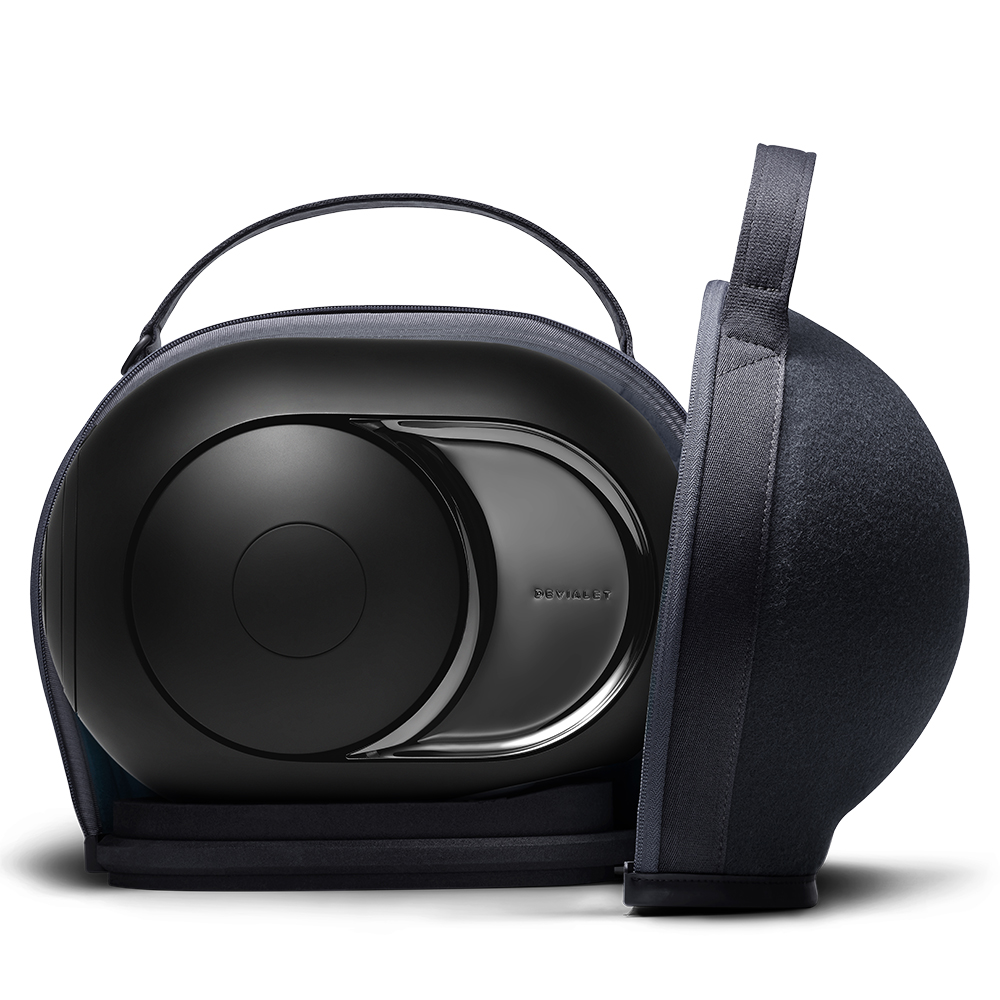 Devialet Cocoon Phantom I — sedlářské zpracování koženého obšití