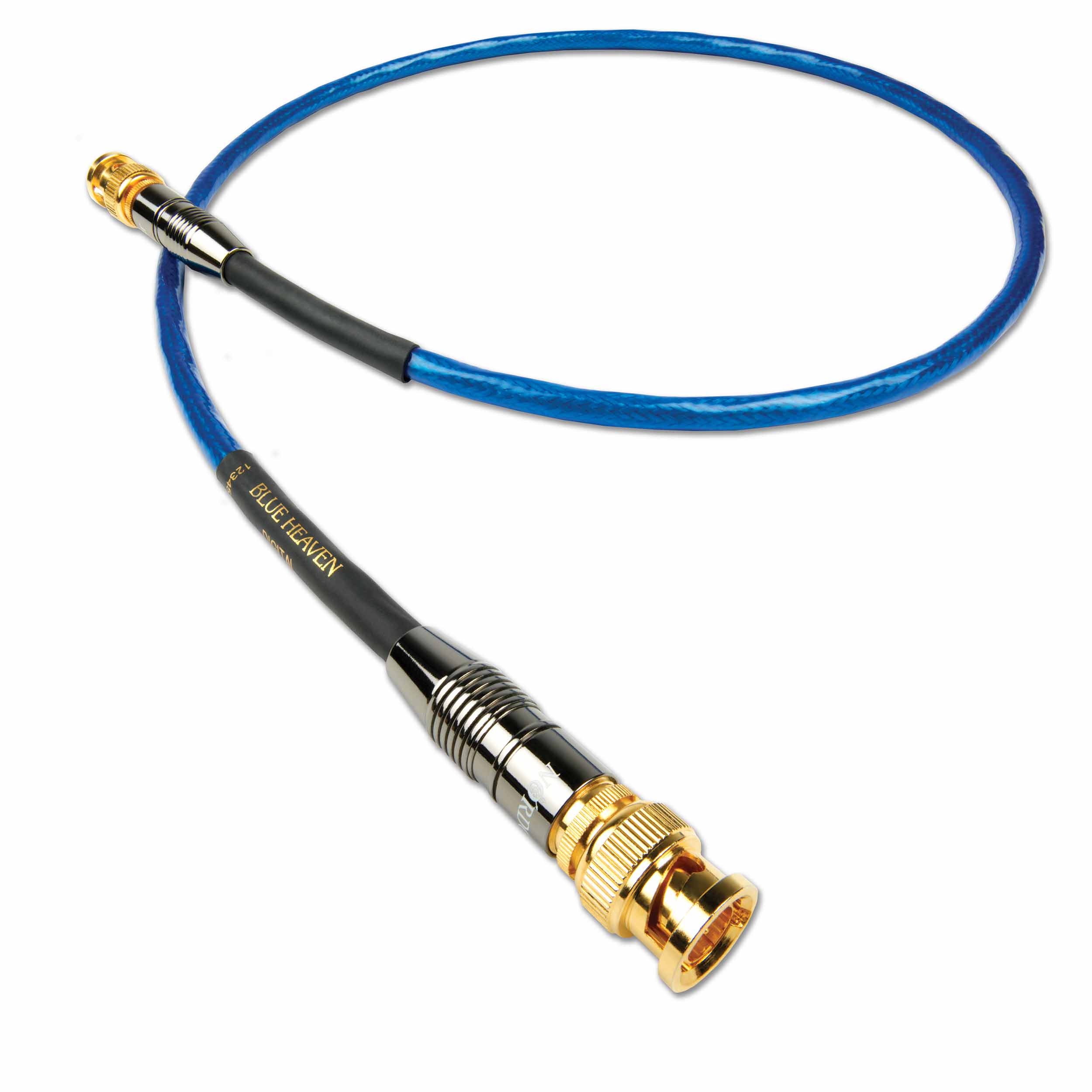 Nordost Blue Heaven coax S/PDIF s modrým opletem a pozlacenými BNC konektory