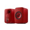 22 KEF LSXII front back perspective lava red
