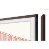 Samsung The Frame – Výměnný rám  - Moderní (Frame Rám Hnědá - Rovný design)