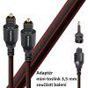 Audioquest Cinnamon Optilink Toslink + 3,5 mm mini adaptér (Délka 0,75m)