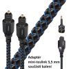 Audioquest Vodka Optilink Toslink + 3,5 mm mini adaptér (Délka 5m)
