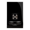 F500S Piano Gloss Black Rear