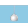 White Matt Droplet SE Blue Background