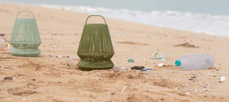 Přenosná recyklovaná lampa