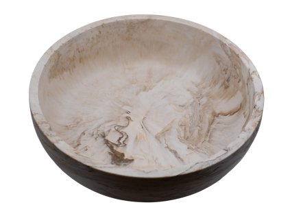 Mísa Belloria - krémově hnědá (marble)