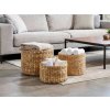 Waterhyacinth Round Natural set1-8