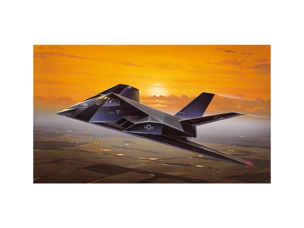 Italeri Lockheed F117 A Nighthawk, Model Kit 0189, 1/72