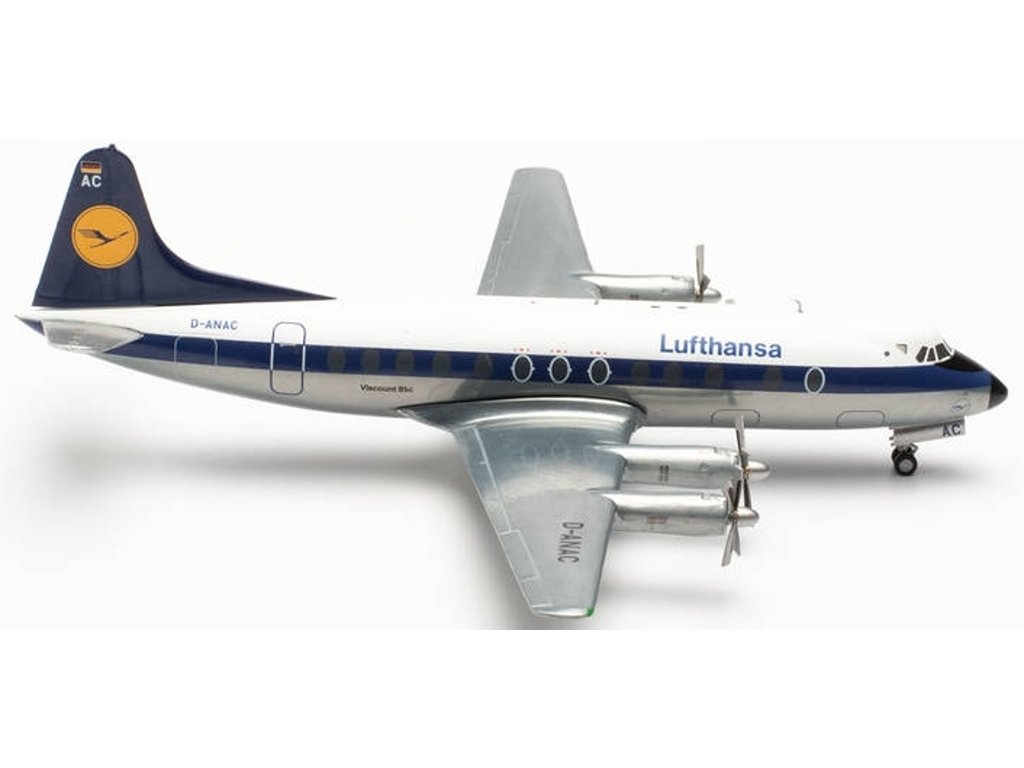 Herpa 1/200 Vickers Viscount 814 ルフトハンザ Herpa 1/200 Vickers Viscount 814 ルフトハンザ - メルカリ