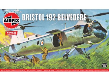 Airfix - Bristol 192 Belvedere, Classic Kit VINTAGE vrtulník A03002V, 1/72