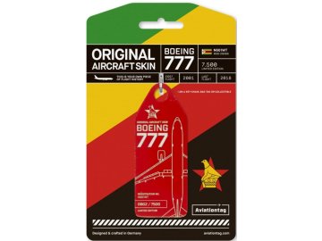 45039 at air zimbabwe b777 freisteller cardboard red 1800x1800