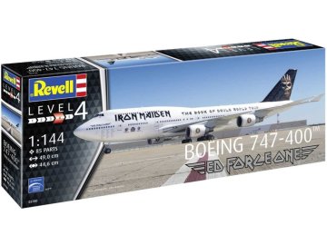 Revell - Boeing B747-400, Ed Force One, Plastic ModelKit letadlo 03780, 1/144