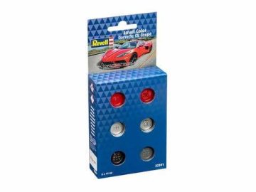 Revell - Sada emailových barev Corvette C8 Coupé (6 x 14ml), Color 32201