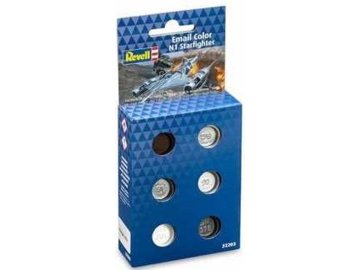 Revell - Sada emailových barev N1 Starfighter (6 x 14ml), Color 32203