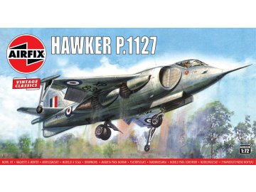 Airfix - Hawker P.1127, Classic Kit VINTAGE letadlo A01033V, 1/72