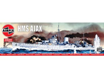 Airfix - HMS Ajax, Classic Kit VINTAGE loď A03204V, 1/600