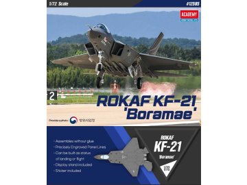 Model Kit letadlo 12585 - ROKAF KF-21 "Boramae" (1:72)