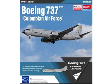 Academy - Boeing B737, "Colombian Air Force", Model Kit letadlo 12639, 1/144