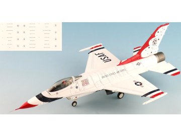 hobbymaster ha38039b f16c fighting falcon usaf thunderbirds usaf riat 2017 wno1 to no6 decals x39 201149 0