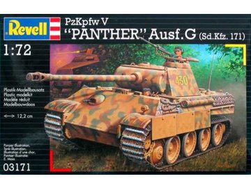 Revell - Pz.Kpfw.V Ausf.G Panther, ModelKit 03171, 1/72