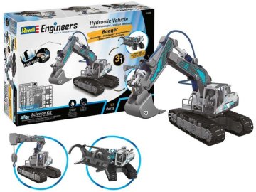 Revell - hydraulické rypadlo, 3in1, Revell Engineers 21305, 1/24