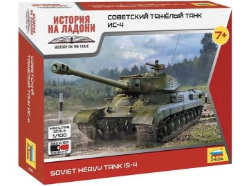 Zvezda - IS-4 (JS-4), Wargames (WWII) tank 6296, 1/100