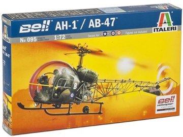 Italeri - Vrtulník Bell AH-1/AB-47, Model Kit vrtulník 0095, 1/72