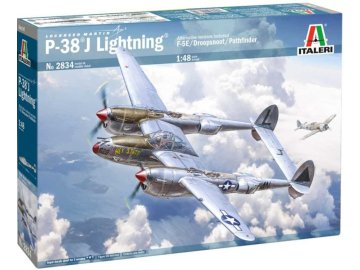 Model Kit letadlo 2834 - P-38J E.T.O. (1:48)