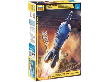 Zvezda - Soyuz Rocket, Model Kit vesmír 750, 1/144