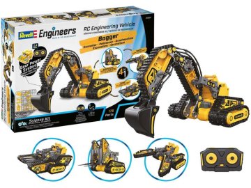 Revell - RC Engineering Vehicle 4in1, Engineers 21304