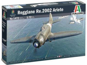 Italeri - Reggiane Re.2002 Ariete, Model Kit letadlo 1472, 1/72