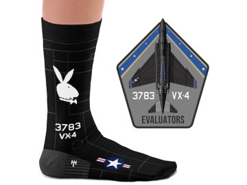 heel tread sock f4 bb pair of fighter jets socks iconic squadrons f4 phantom black bunny xf0 210077 0