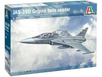 Italeri - JAS 39 Gripen twin seater, Model Kit letadlo 2664, 1/48
