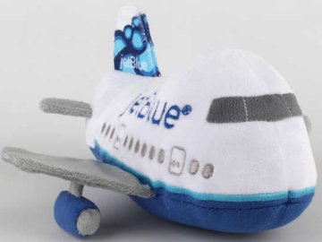 daron mt027 plush plane with sound jet blue x39 153786 0