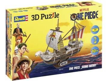 Revell - One Piece Flying Lamb/ Going Merry, 3D Puzzle REVELL 00270