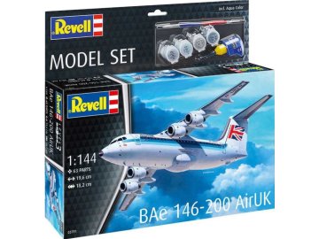 Revell - BAe 146 (RJ85), ModelSet letadlo 63791, 1/144